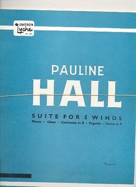 Hall, P: Suite for 5 Winds