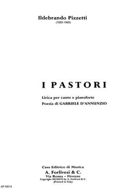 Pizzetti, I: I pastori