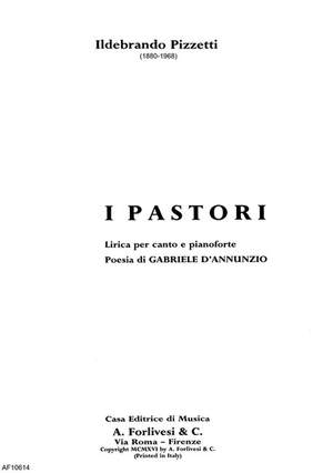Pizzetti, I: I pastori
