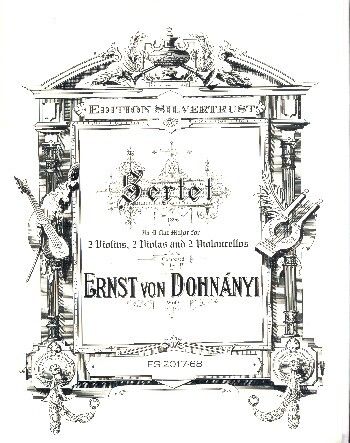 Dohnanyi, E: Sextet in B Flat Major