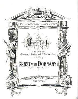 Dohnanyi, E: Sextet in B Flat Major