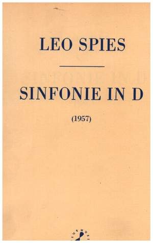 Spies, L: Sinfonie in D