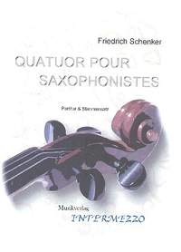 Schenker, F: Quatuor pour saxophonistes