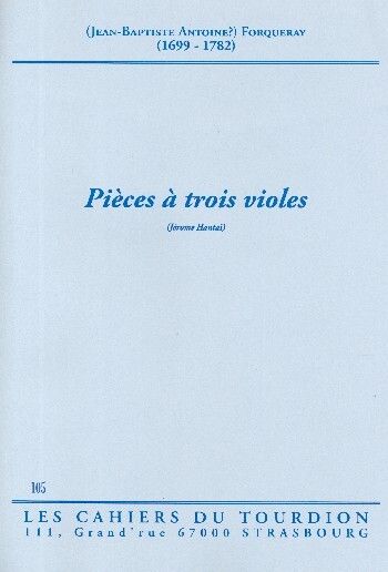 Forqueray, J: Pièces
