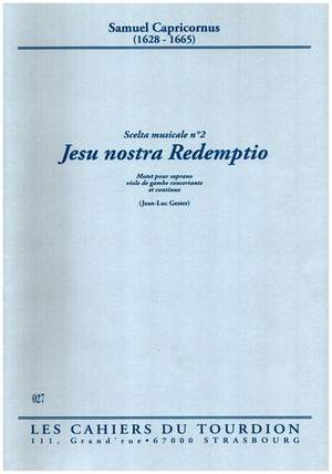 Capricornus, S F: Jesu nostra Redemptio