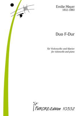 Mayer, E: Sonate F-Dur („Duo“)