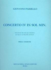 Paisiello, G: Concerto sol minore no.4 per cembalo e orchestra