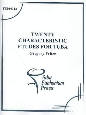 Fritze, G: 20 characteristic Etudes for tuba