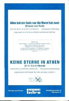 Remmler, S: Alles hat ein Ende nur die Wurst hat zwei / Keine Sterne in Athen