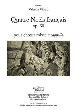 Villard, V: 4 Noels francais op.60
