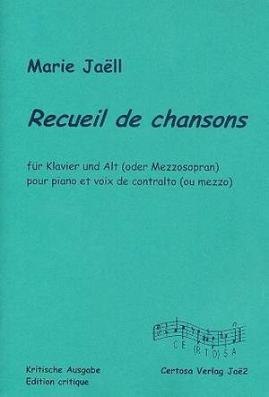 Jaëll, M: Receuil de chansons
