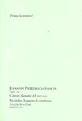 Fasch, J F: Sonata in F FWVN:F5