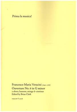 Veracini, F M: Ouverture in G minor no.6