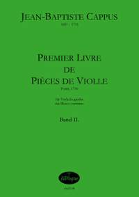 Jean-Baptiste Cappus: Premier Livre de Pièces de Violle Band 2