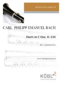 Bach, C P E: Duett in C-Dur H.636