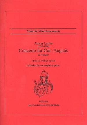 Laube, A: Concerto f major for cor anglais and orchestra