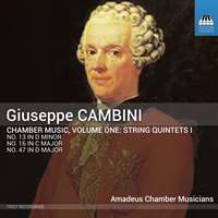 Giuseppe Cambini: Chamber Music, Vol. 1 - String Quintets I
