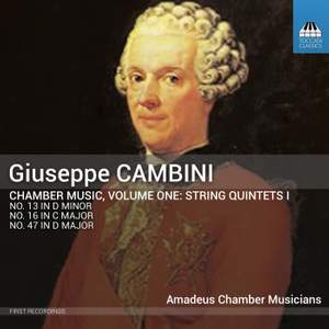 Giuseppe Cambini: Chamber Music, Vol. 1 - String Quintets I
