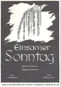 Rezsö, S: Einsamer Sonntag