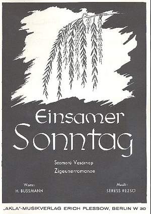 Rezsö, S: Einsamer Sonntag