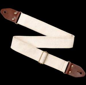 Guitar Strap Cotton - Beige Linen