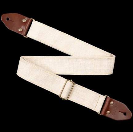 Guitar Strap Cotton - Beige Linen