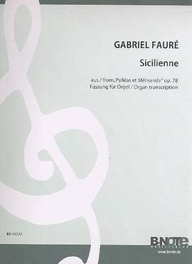 Fauré, G: Sicilienne op.78