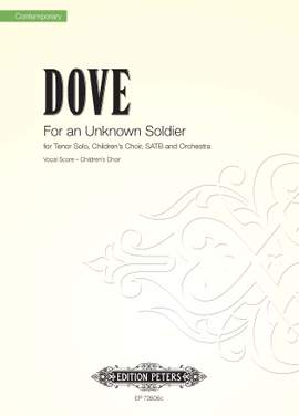 Jonathan Dove: For an Unknown Soldier (Children's Vocal Score)
