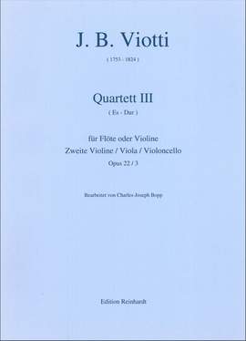 Viotti, G B: Quartett III (Es-Dur) op. 22/3