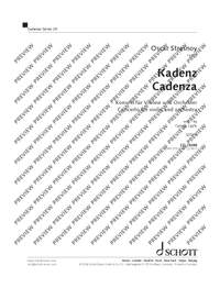 Ligeti, György / Strasnoy, Oscar: Cadenza Band 22