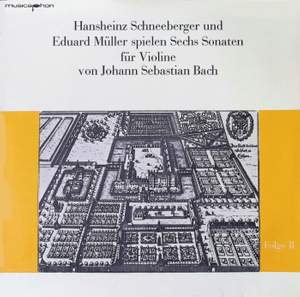 J.S. Bach: Six Sonatas for Violin, vol. 2