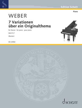 Weber, C M v: 7 Variationen über ein Originalthema op. 9 WeV R.7