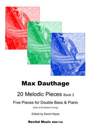Max Dauthage: 20 Melodic Pieces Book 3