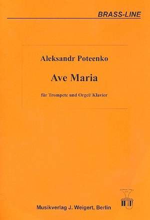Poteenko, A: Ave Maria für Trompete und klavier