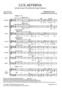 Edward Elgar: Lux Aeterna (arr. John Cameron)