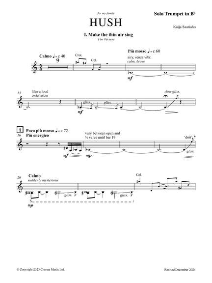 Kaija Saariaho: Hush