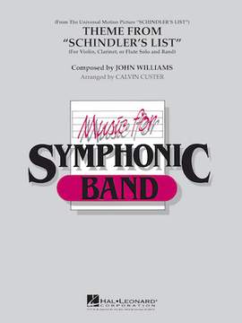 John Williams: Theme from Schindler's List (arr. Calvin Custer) - Eb Alto Clarinet