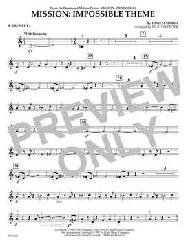 Lalo Schifrin: Mission: Impossible Theme (arr. Paul Lavender) - Bb Trumpet 2