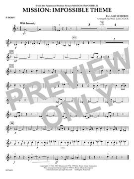 Lalo Schifrin: Mission: Impossible Theme (arr. Paul Lavender) - F Horn