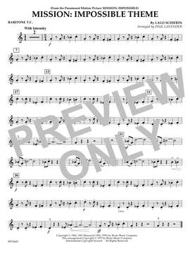 Lalo Schifrin: Mission: Impossible Theme (arr. Paul Lavender) - Baritone T.C.