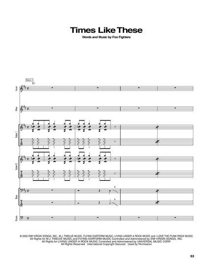 Foo Fighters: Times Like These