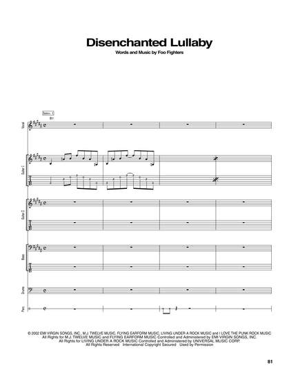 Foo Fighters: Disenchanted Lullaby