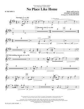 Stephen Schwartz: No Place Like Home - Bb Trumpet 1