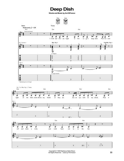 Ani DiFranco: Deep Dish