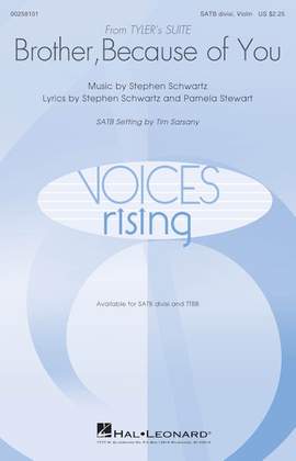Stephen Schwartz: Brother, Because Of You (from Tyler's Suite) (arr. Tim Sarsony)