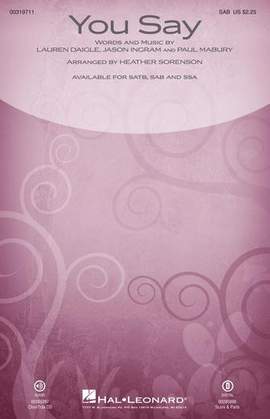 Lauren Daigle: You Say (arr. Heather Sorenson)