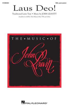 John Leavitt: Laus Deo!