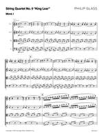 Philip Glass: String Quartet No. 9 - Full Score Product Image