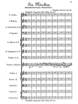 Strong, George Templeton: Ein Märchen (A Fairy Tale) für Orchester und obligate Violine op. 12