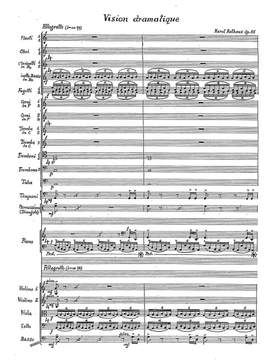 Rathaus, Karol: Vision dramatique op. 55 pour orchestre